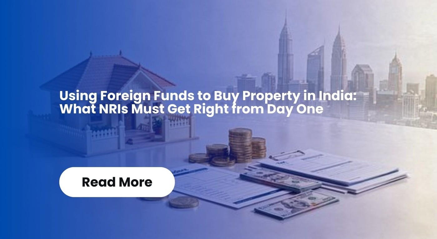 Using foreign funds to buy property in India for NRIs