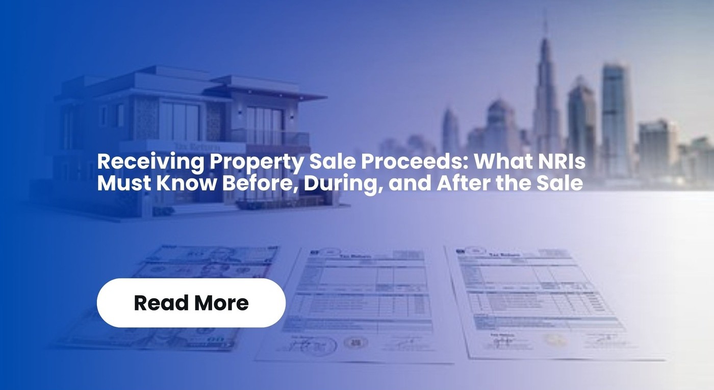 Receiving property sale proceeds by NRIs in India